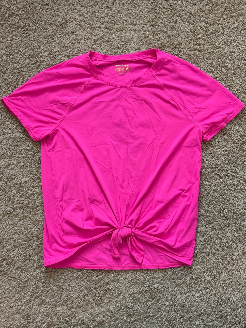 EUC Lilly Pulitzer UPF 50+ Luxletic Kieran Active T-Shirt Sz M